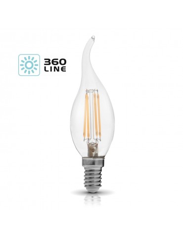 LED VINTAGE FILAMENTO VELA FLAMA 360 line