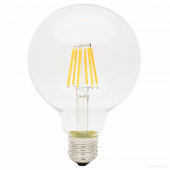 LED VINTAGE RETRO GLOBO G125 6/8W E27 230V CRISTAL TRANSPARENTE