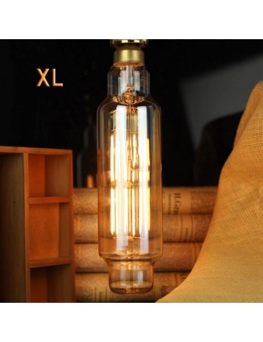 LED VINTAGE RETRO GIGANTE XL TT80 8W E27 230V CRISTAL 360°