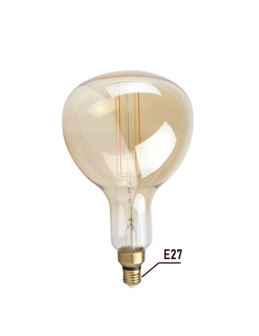 LED VINTAGE RETRO GIGANTE XL ER180 8W E27 230V CRISTAL 360°