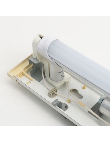 Instalación Tubo LED T8 con Fusible LED Starter