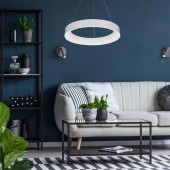 Lámpara Colgante Decorativa LED Circular 60W Ø80cm 