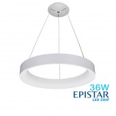 Lámpara Colgante Decorativa LED Circular 36W Ø60cm 