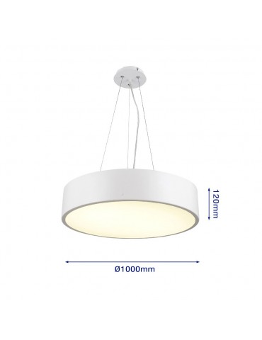 Lámpara Colgante Decorativa LED Circular 145W Ø100cm