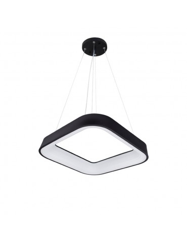Lámpara Colgante Decorativa LED Cuadrada 28W Vista suspendida