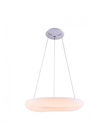 Lámpara Colgante Decorativa LED Circular Blanca 38W 45cm