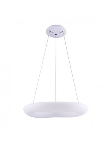 Lámpara Colgante Decorativa LED Circular Blanca 38W 45cm