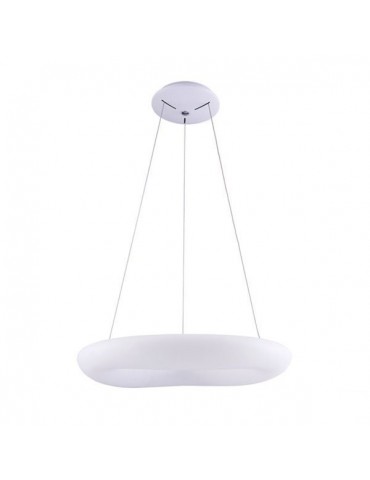 Lámpara Colgante Decorativa LED Circular Blanca 38W 45cm