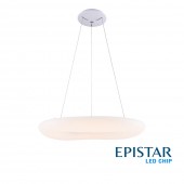 Lámpara Colgante Decorativa LED Circular Blanca 50W Ø60cm