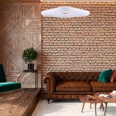 Lámpara Colgante Decorativa LED Cuadrada Blanca 50W Ø60cm