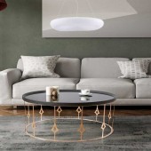 Lámpara Colgante Decorativa LED Circular Blanca 50W Ø60cm
