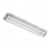 PANTALLA ESTANCA IP65 PARA 2 TUBOS LED 60cm