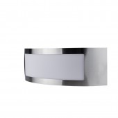 Aplique pared rectangular curvo Inoxidable E27 - 2