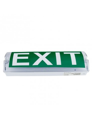 LUMINARIA LED DE EMERGENCIA Y EVACUACIÓN 150lm IP65 Rótulo Exit