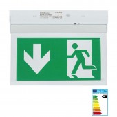 LUMINARIA LED TECHO SEÑALIZACIÓN EMERGENCIA Y EVACUACIÓN SUPERFICIE