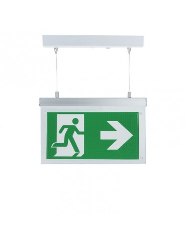 LUMINARIA LED SUSPENDIDO TECHO SEÑALIZACIÓN EMERGENCIA