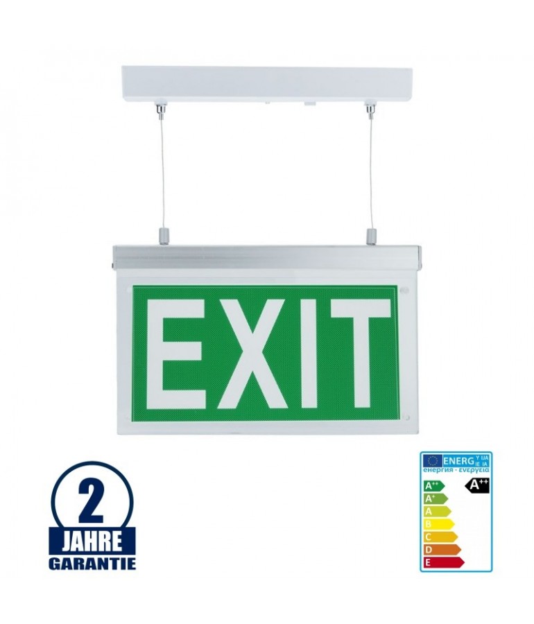 LUMINARIA LED SUSPENDIDO TECHO SEÑALIZACIÓN EMERGENCIA