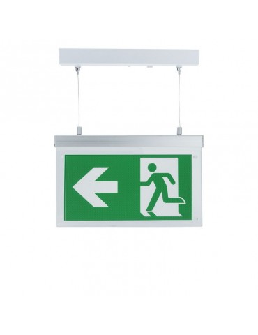 LUMINARIA LED SUSPENDIDO TECHO SEÑALIZACIÓN EMERGENCIA
