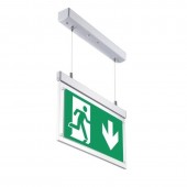 LUMINARIA LED SUSPENDIDO TECHO SEÑALIZACIÓN EMERGENCIA