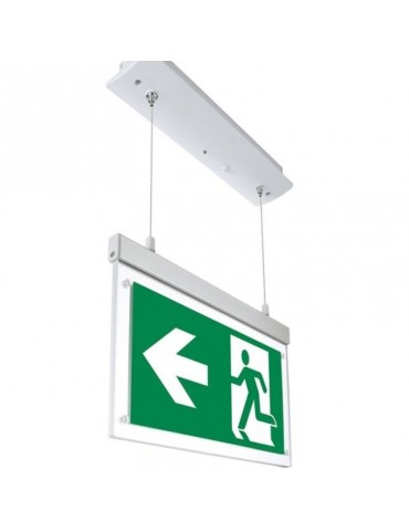 UMINARIA LED TECHO EMPOTRAR SUSPENDIDA SEÑALIZACIÓN EMERGENCIA Y EVACUACIÓN