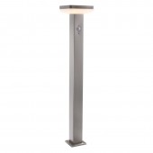 Baliza Solar LED CUADRADA INOX 80cm Sensor mov PIR
