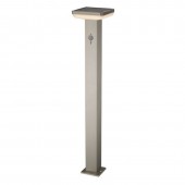 Baliza Solar LED CUADRADA INOX 80cm Sensor mov PIR
