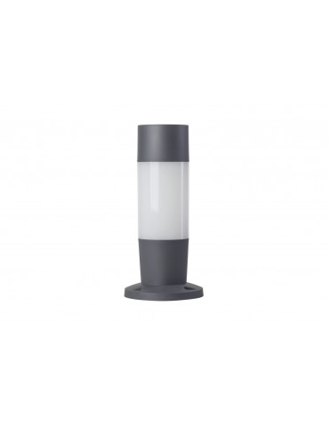 Baliza Redonda E27 resina 470mm ZEZA 500RD Gris Antracita