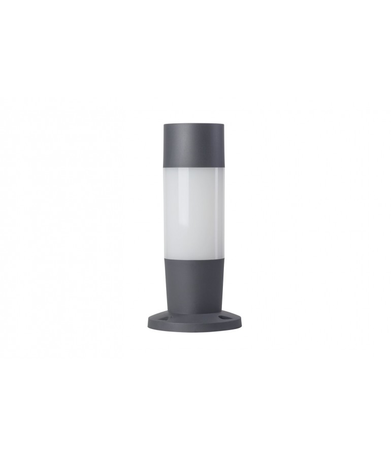 Baliza Redonda E27 resina 470mm ZEZA 500RD Gris Antracita