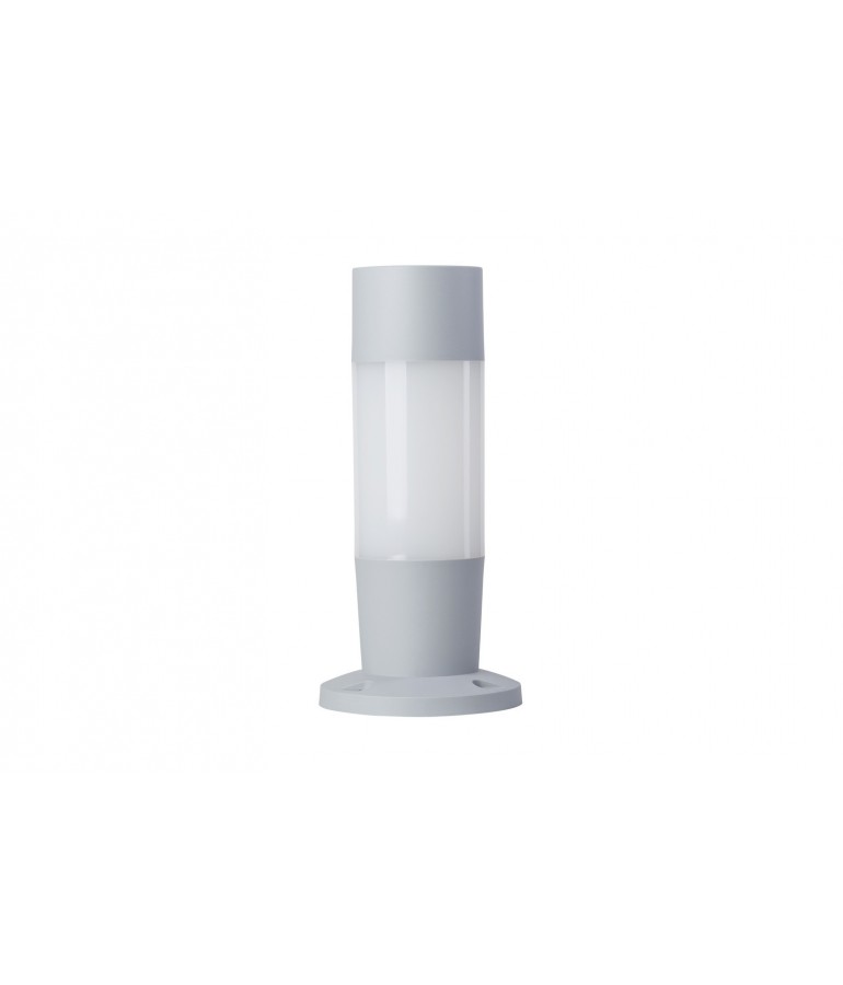 Baliza Redonda E27 resina 470mm ZEZA 500RD Gris