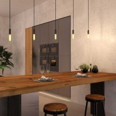 Lámpara colgante de diseño italiano Carla E14 -1