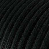 Lámpara colgante de diseño italiano Carla E14 detalle cable textil