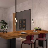 Lámpara colgante de diseño italiano Carla3 E14