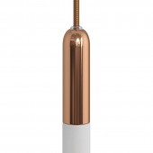 Lámpara colgante de diseño italiano Carla3 E14 cobre