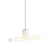 Lámpara colgante Lineal LED de diseño italiano Sinthia blanco