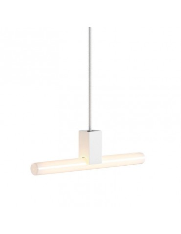 Lámpara colgante Lineal LED de diseño italiano Sinthia blanco