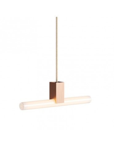 Lámpara colgante Lineal LED de diseño italiano Sinthia cobre