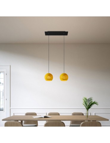 Lámpara colgante de diseño italiano DOPPIO - 7