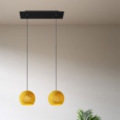 Lámpara colgante de diseño italiano DOPPIO - 8