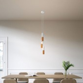 Lámpara colgante 3 Caídas SOGNO3 diseño italiano - 4