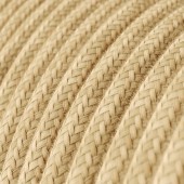 Lámpara colgante RAFFIA de diseño italiano cable textil