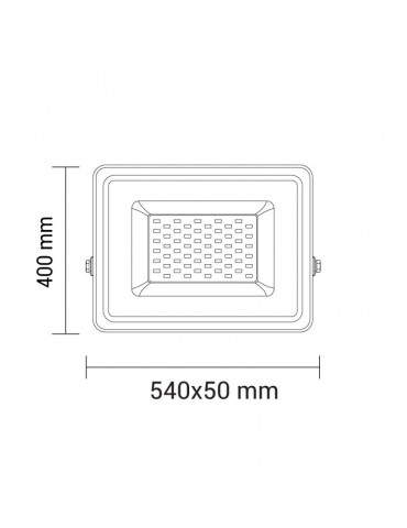 Foco Proyector LED PRO 300W SMD 150º dimensiones