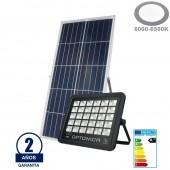 Foco Proyector Solar LED 150W Mando Placa Solar