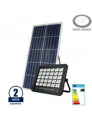 Foco Proyector Solar LED 150W Mando Placa Solar