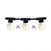 Guirnalda luces feria exterior 15 metros 15 E27