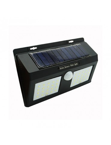 Aplique Solar LED pared con sensor de movimiento
