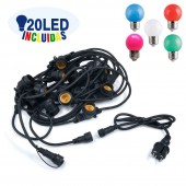 Guirnalda Luces Multicolor 10 metros 20 LED E27