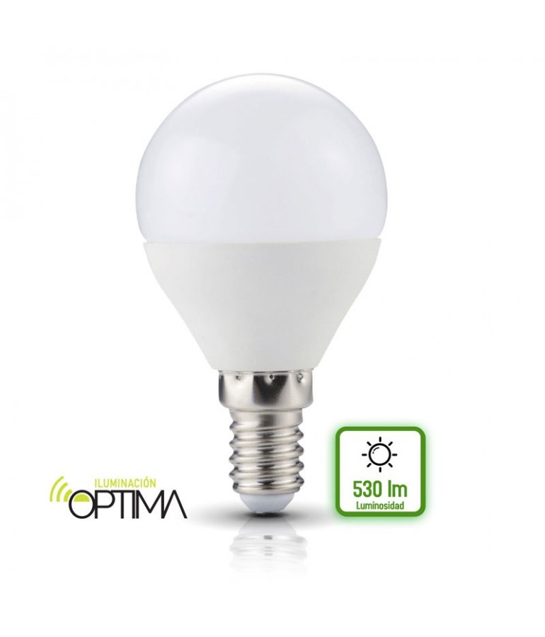 Pack 10 Bombillas LED Esférica P45 6W E14  HTPC 220°