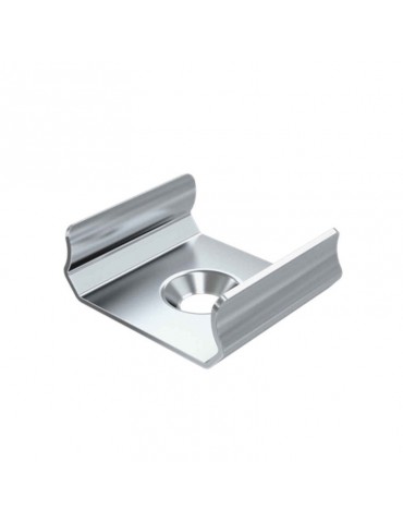 Grapa de metal para sujeción perfil de aluminio plano "A"