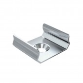 Grapa de metal para sujeción perfil de aluminio plano "A"