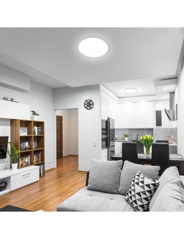 Plafón Led integrado Circular de superficie